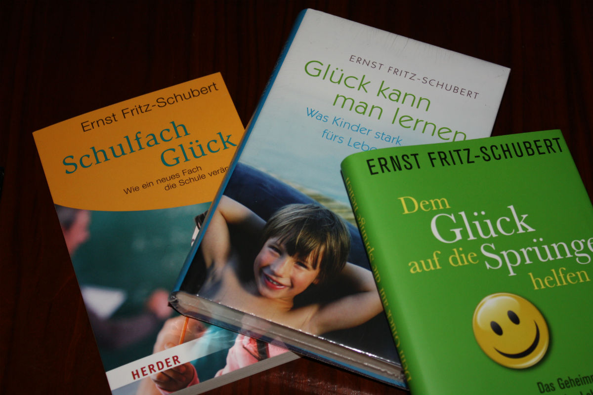 Ernst-Fritz Schubert hat bereits drei Bücher zum Thema Glück verfasst